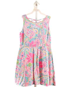 LILLY PULITZER  PINK  FLORAL  KNIT DRESS