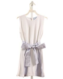 BELLA BLISS  WHITE PIQUE  KNIT DRESS