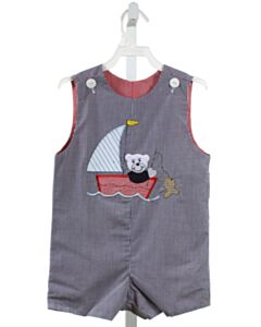 WISH UPON A STAR  BLUE  GINGHAM  JON JON/ SHORTALL