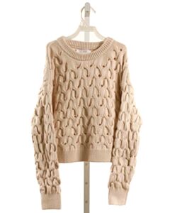 ZARA IVORY EYELET SWEATER