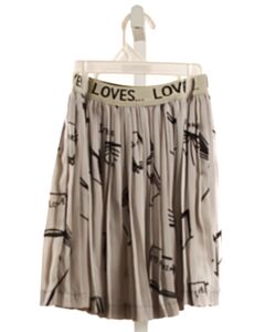 BEAU LOVES GRAY PRINT SKIRT