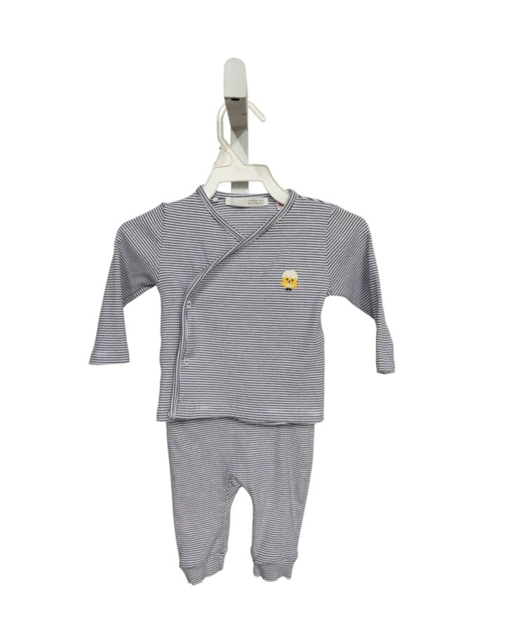 ZARA  BLUE  STRIPED  LOUNGEWEAR