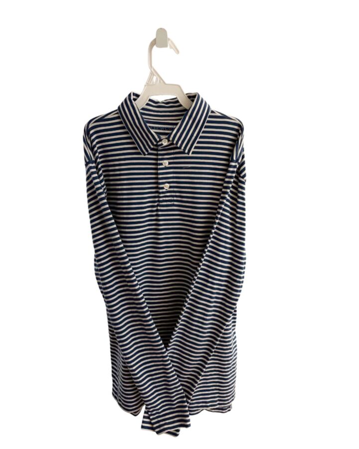 CREWCUTS  BLUE  STRIPED  KNIT LS SHIRT
