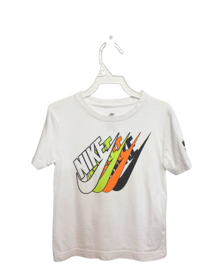 NIKE  WHITE   PRINTED DESIGN T-SHIRT