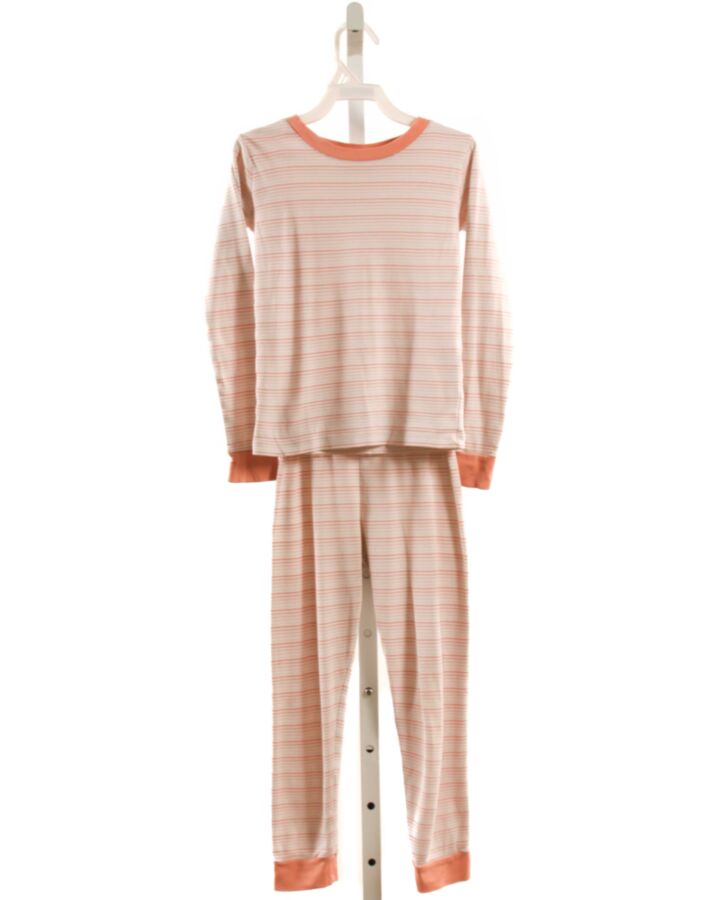 LAKE PAJAMAS  ORANGE  STRIPED  LOUNGEWEAR