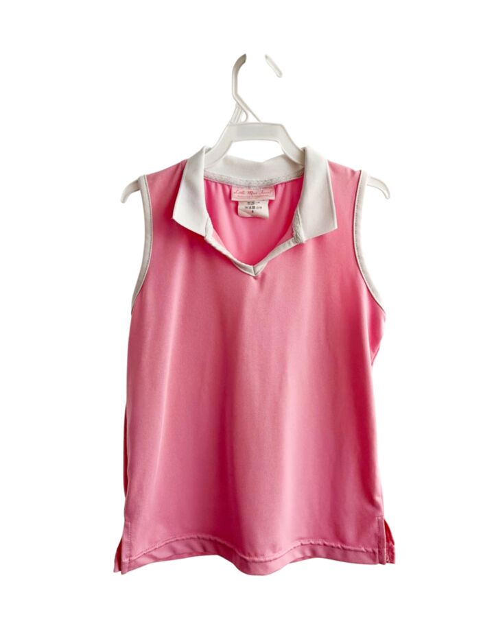 LITTLE MISS TENNIS  PINK    SLEEVELESS SHIRT