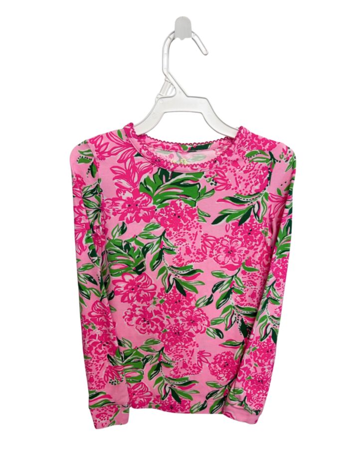LILLY PULITZER  HOT PINK    KNIT LS SHIRT