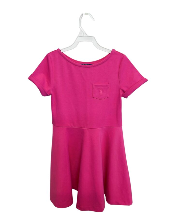 POLO BY RALPH LAUREN  PINK    KNIT DRESS