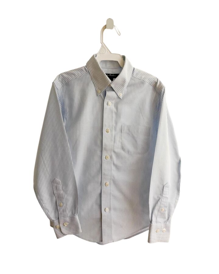 BROOKS BROTHERS  LT BLUE  STRIPED  DRESS SHIRT