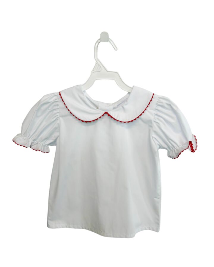 THE BEAUFORT BONNET COMPANY  WHITE    DRESS SHIRT WITH RIC RAC