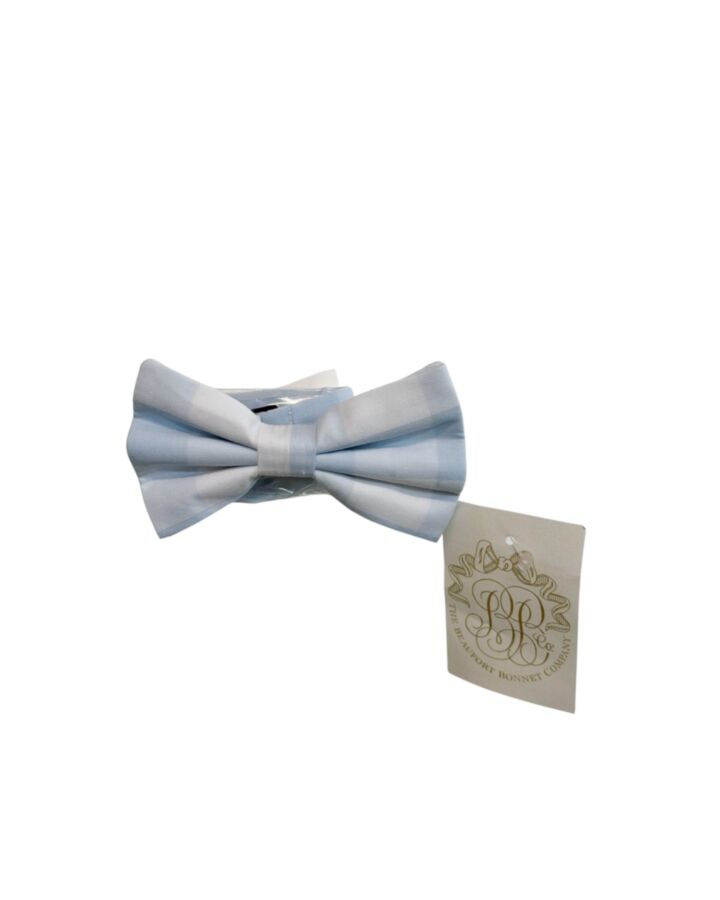 THE BEAUFORT BONNET COMPANY  BLUE  GINGHAM  TIE