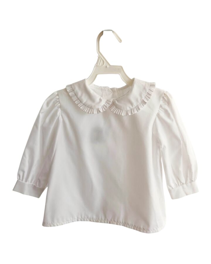 ANVY KIDS  WHITE    DRESS SHIRT WITH RUFFLE
