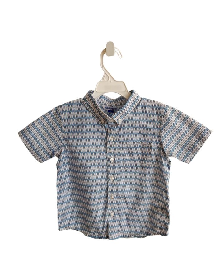 RUFFLE BUTTS  BLUE    DRESS SHIRT