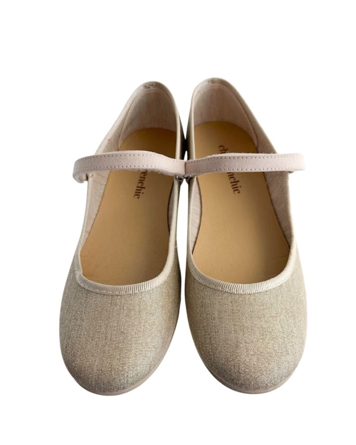 CHILDRENCHIC GOLD MARY JANES *SIZE 33 EU RUNS LIKE A SIZE 2 *EUC SIZE CHILD 2