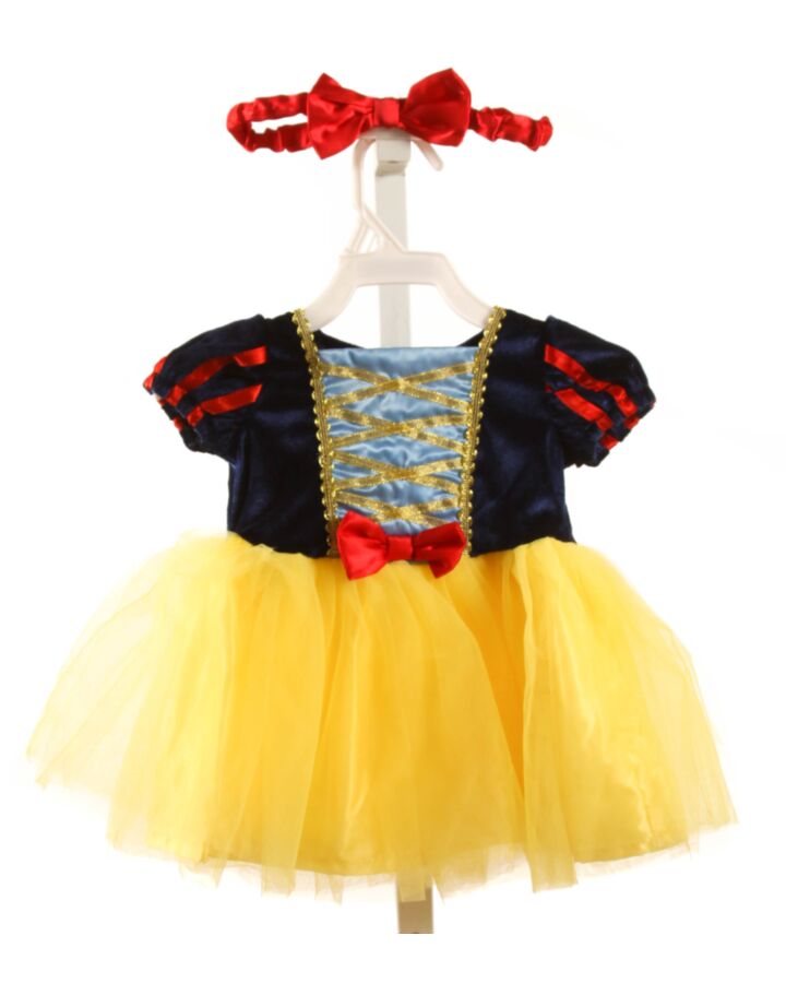 WHAT A CHARACTER!  YELLOW TULLE  COSTUME WITH BOW