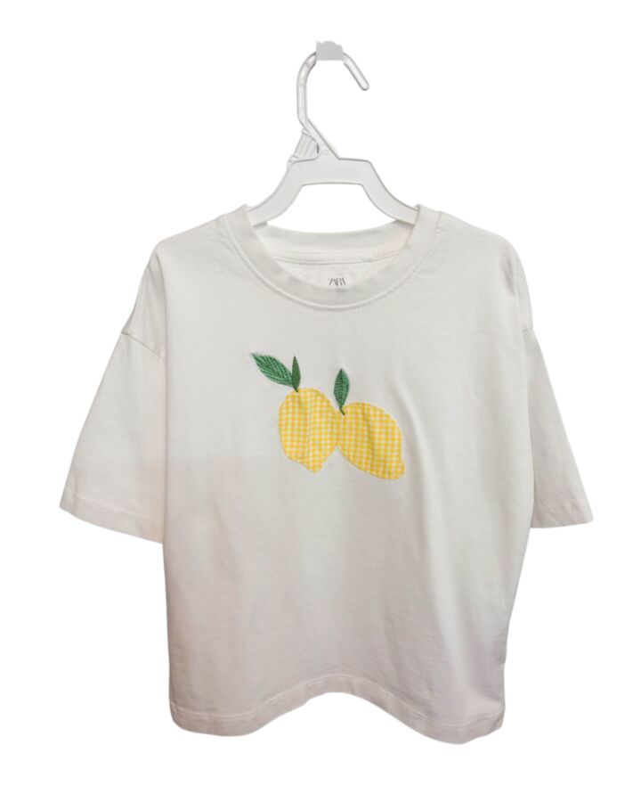 ZARA  WHITE    KNIT SS SHIRT