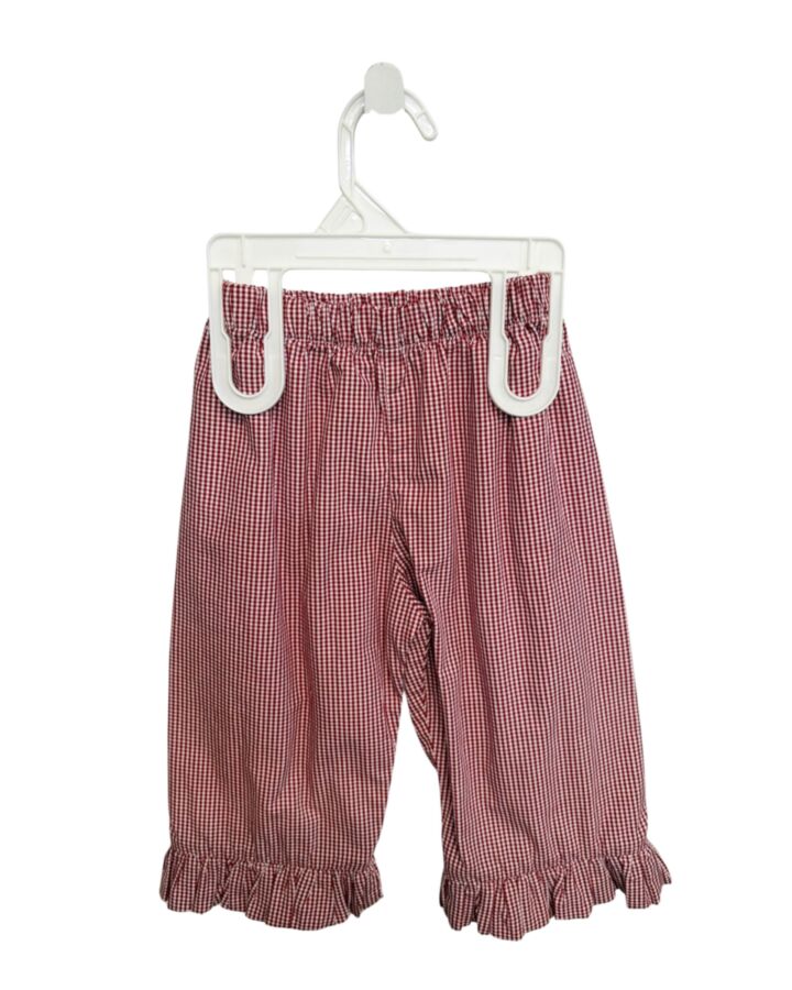 NO TAG  MAROON  GINGHAM  PANTS