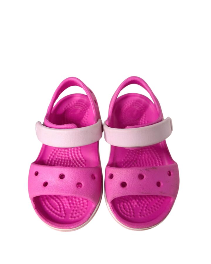CROCS PINK SANDALS  *EUC SIZE TODDLER 5