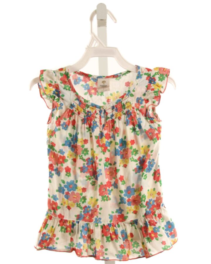 TUCKER & TATE  PINK  FLORAL  SLEEVELESS SHIRT