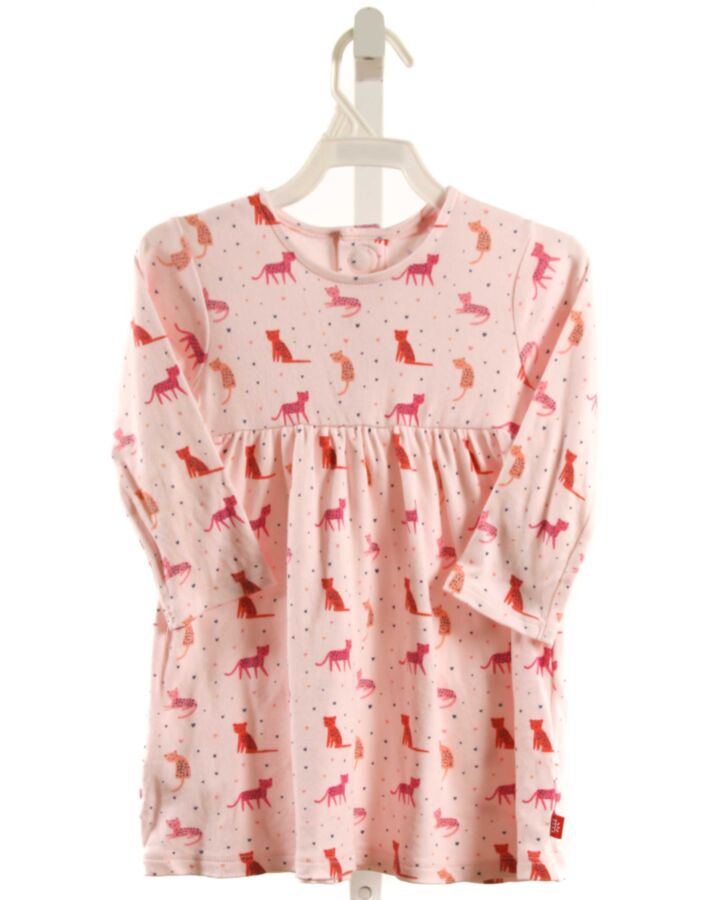 MAGNETIC ME  PINK  PRINTED DESIGN KNIT DRESS