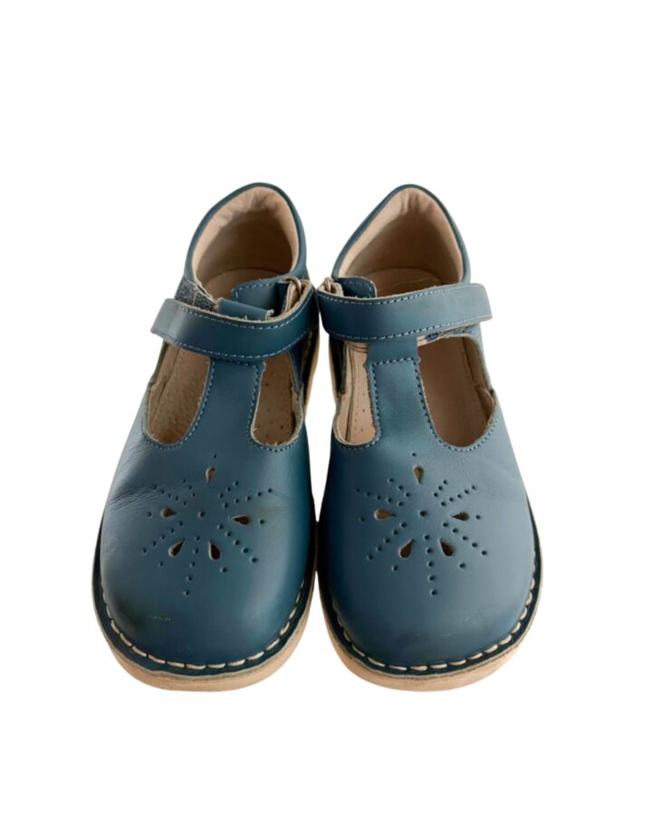 L'AMOUR BLUE MARY JANES *EUC SIZE TODDLER 13