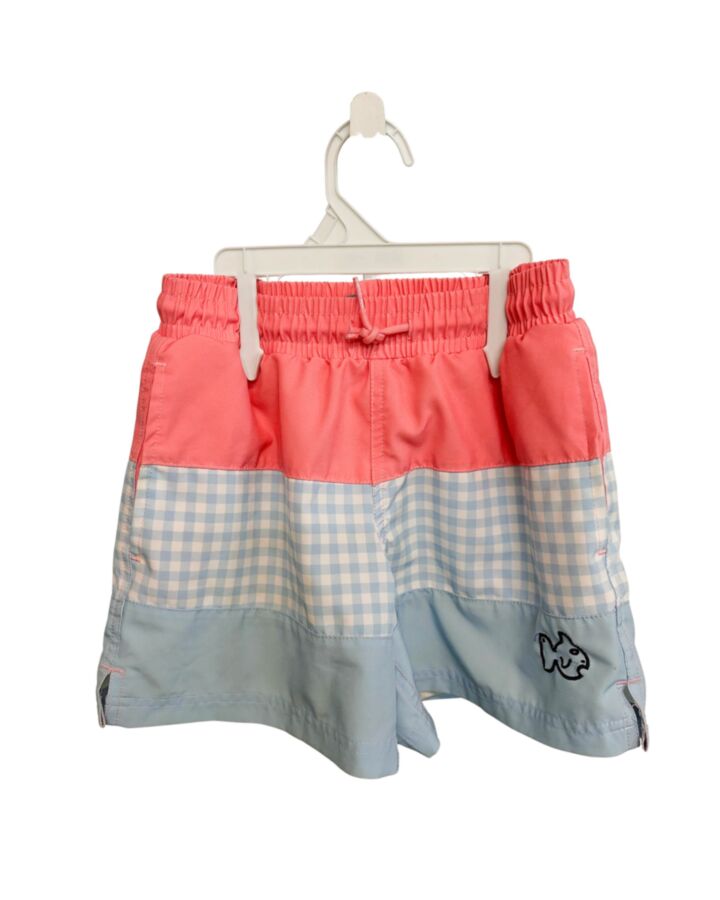 PRODOH  BLUE  GINGHAM  SWIM TRUNKS