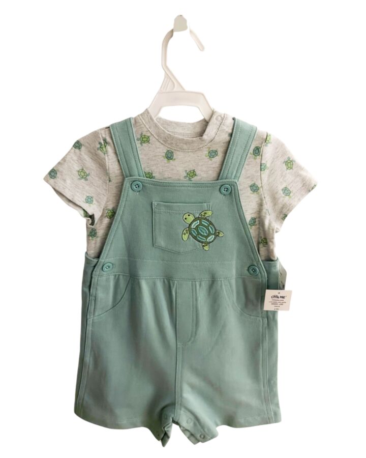LITTLE ME  GREEN KNIT   2-PIECE OUTFIT