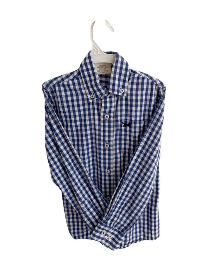 JACK THOMAS  BLUE  GINGHAM  DRESS SHIRT