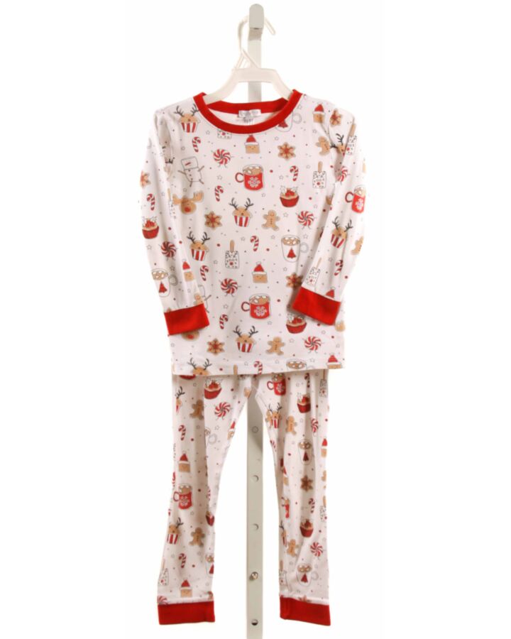 NOOMIE  RED  PRINTED DESIGN LOUNGEWEAR