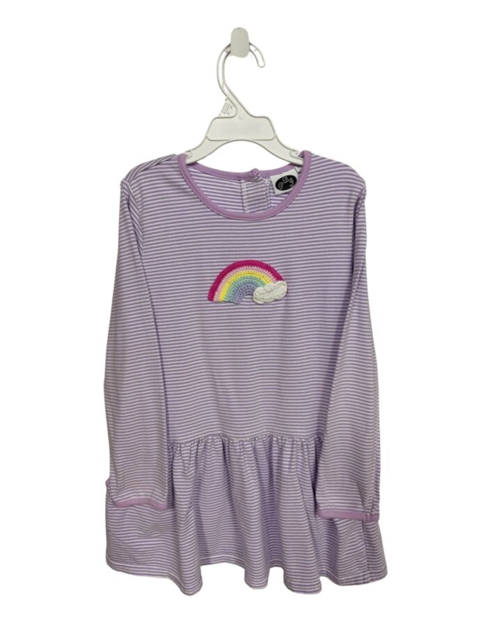 PBJ  PURPLE  STRIPED  KNIT DRESS