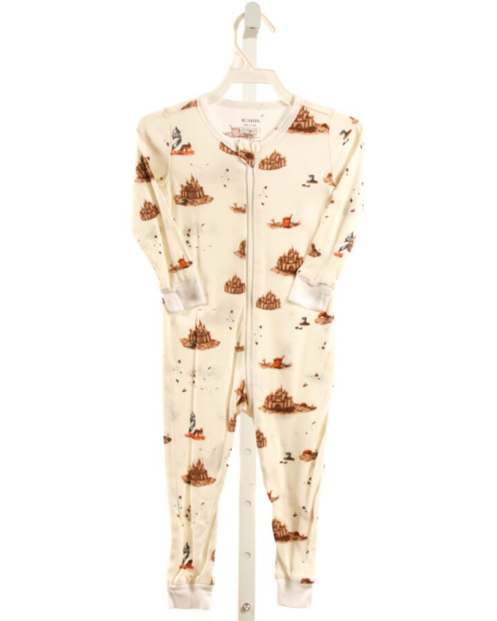 MILKBARN  CREAM KNIT  PRINTED DESIGN LAYETTE
