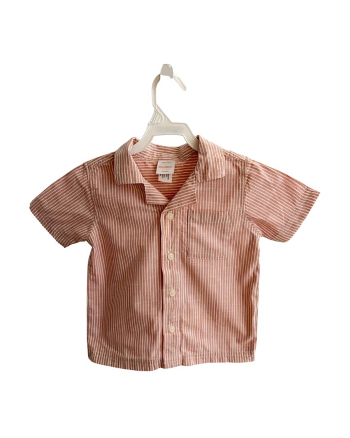 HANNA ANDERSSON PINK STRIPED SHIRT-SS