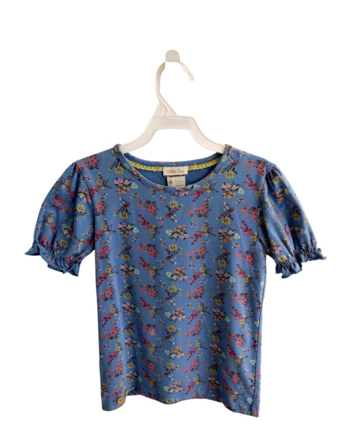 MATILDA JANE  BLUE  FLORAL  KNIT SS SHIRT