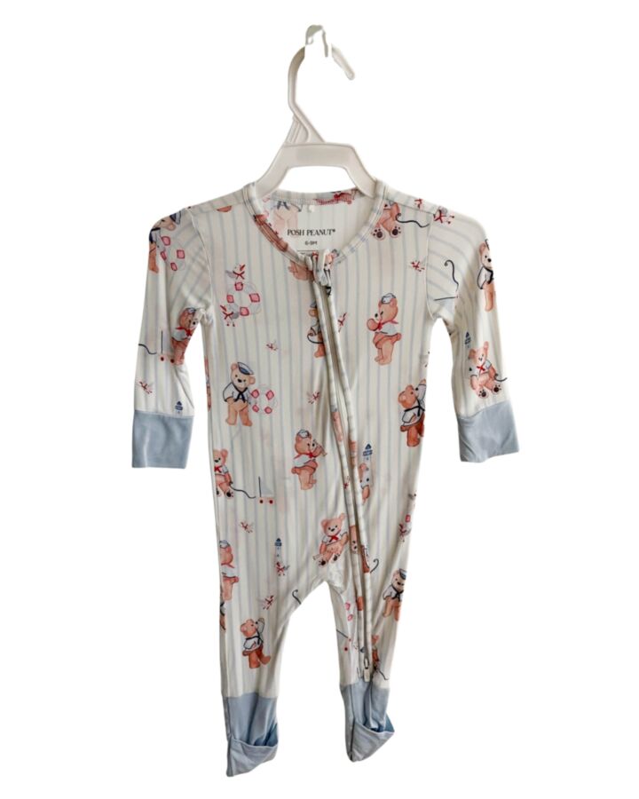 POSH PEANUT  BLUE  STRIPED  LAYETTE