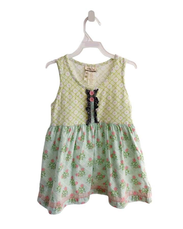 MATILDA JANE  MULTI-COLOR  FLORAL  SLEEVELESS SHIRT