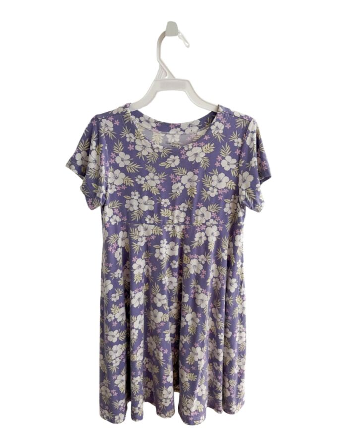 SWEET BAMBOO  PURPLE  FLORAL  KNIT DRESS