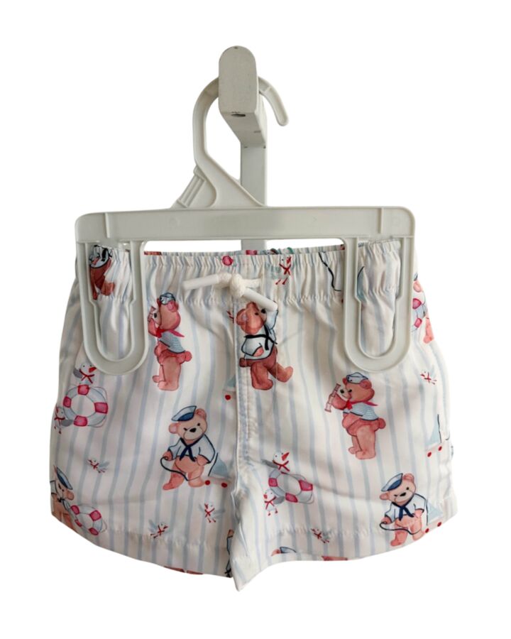 POSH PEANUT  BLUE  STRIPED  SWIM TRUNKS