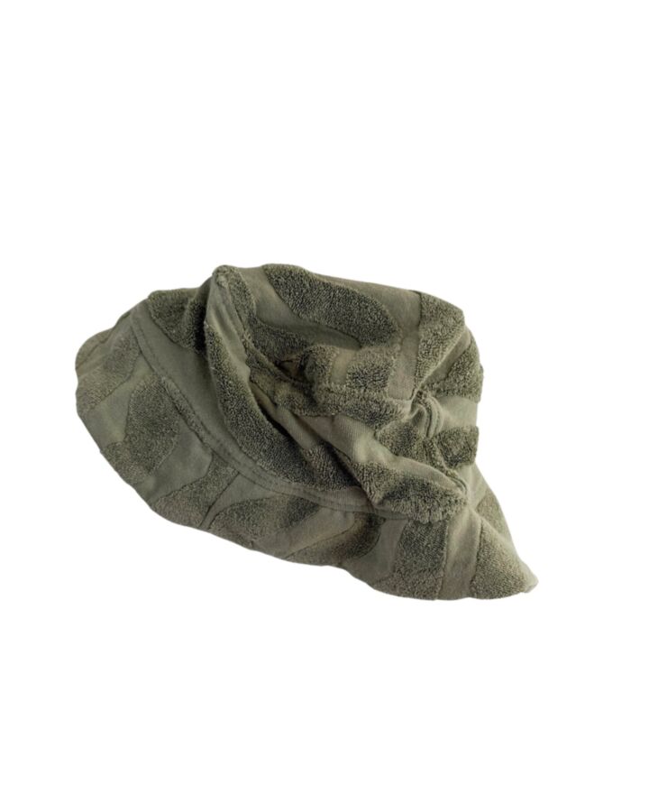 HANNA ANDERSSON  GREEN TERRY CLOTH   HAT