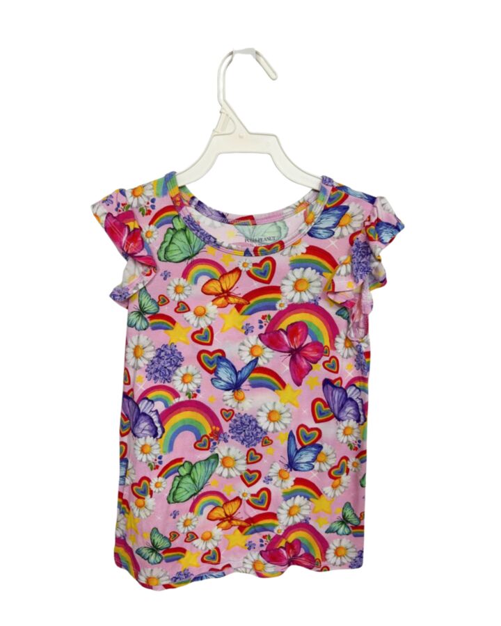 POSH PEANUT  PINK  FLORAL  SLEEVELESS SHIRT