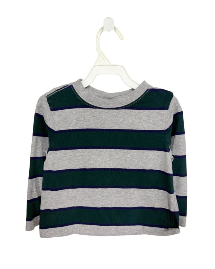 HANNA ANDERSSON  GREEN  STRIPED  KNIT LS SHIRT