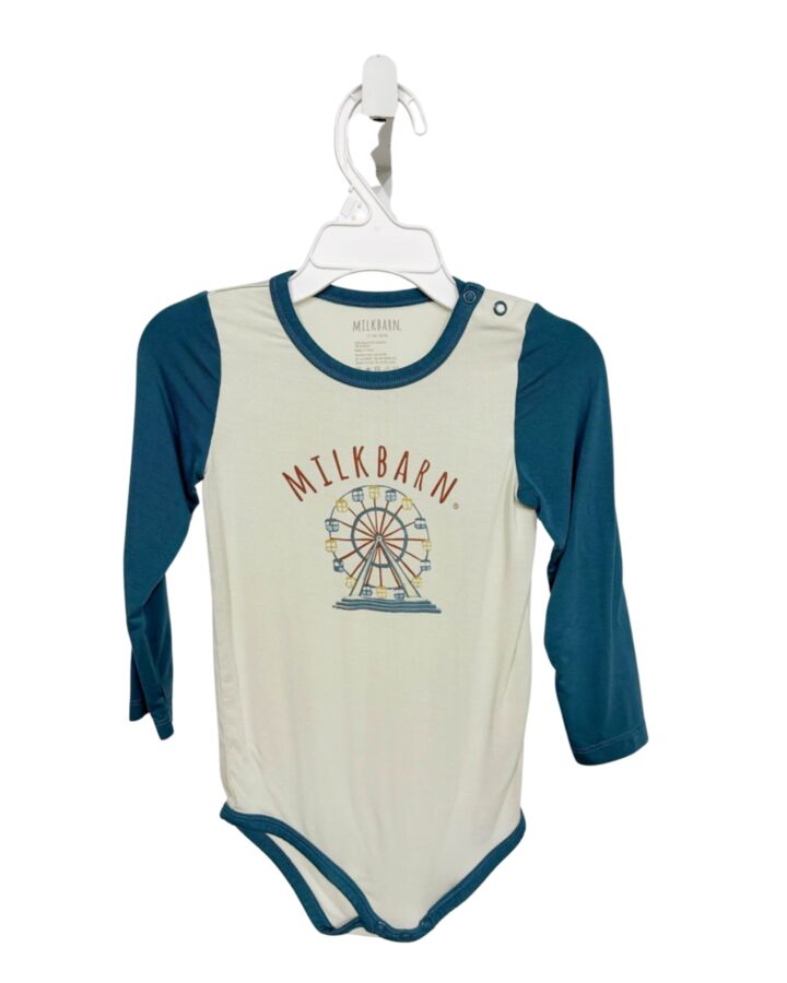 MILKBARN  BLUE    KNIT LS SHIRT