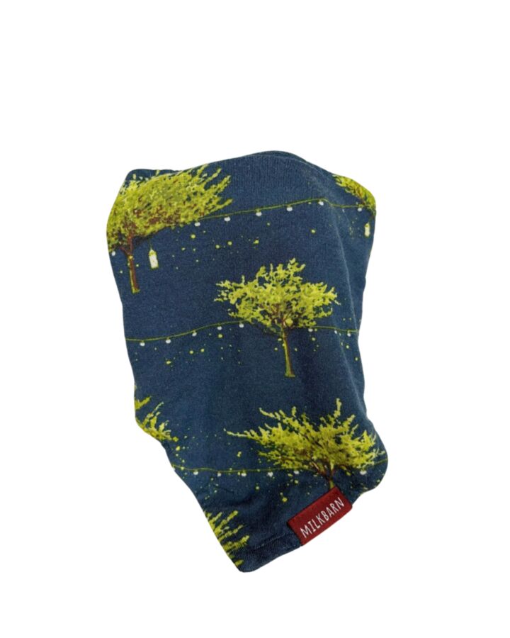 MILKBARN  BLUE   PRINTED DESIGN BIB