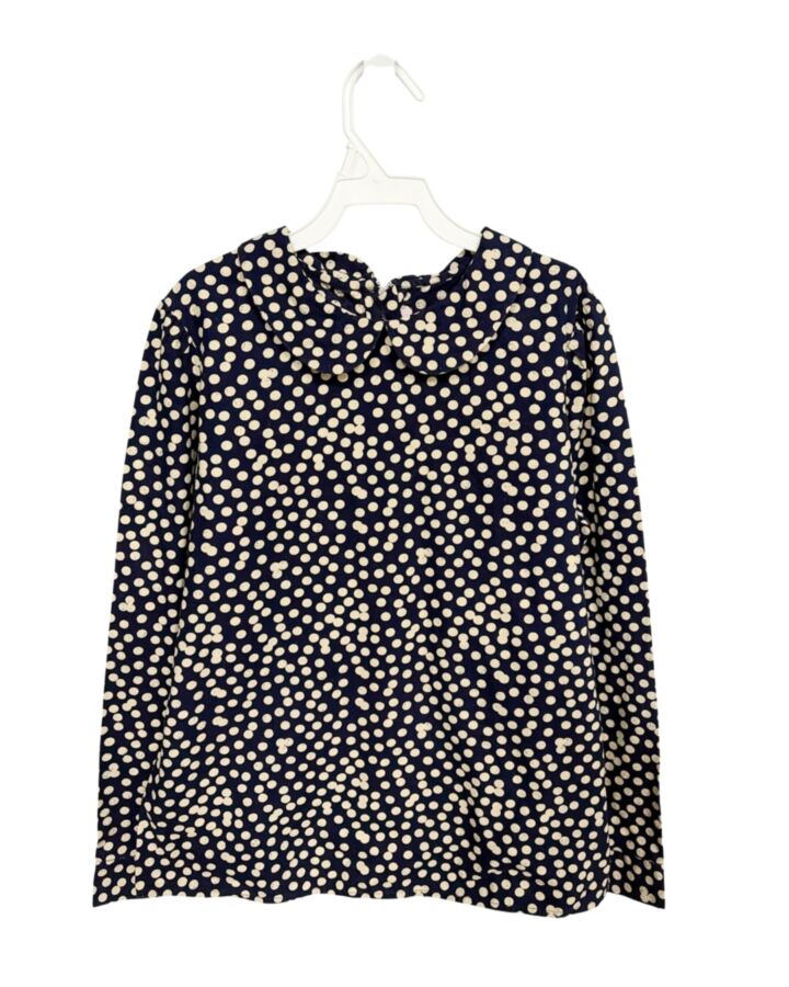 BONPOINT  BLUE  POLKA DOT  SHIRT-LS
