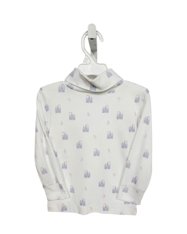 LITTLE ENGLISH  WHITE    KNIT LS SHIRT