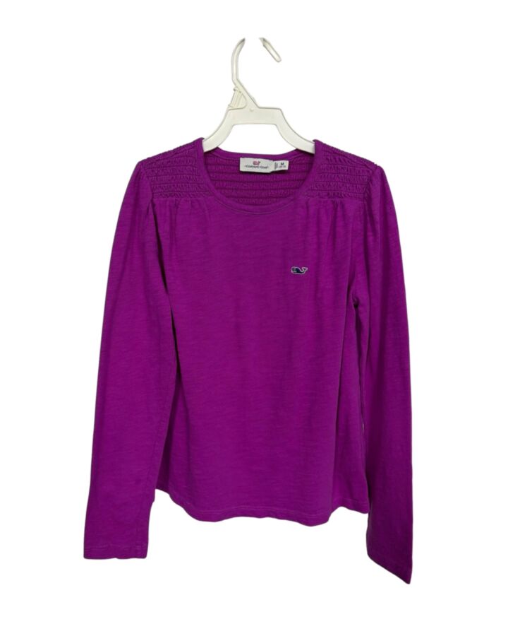 VINEYARD VINES  PURPLE    KNIT LS SHIRT