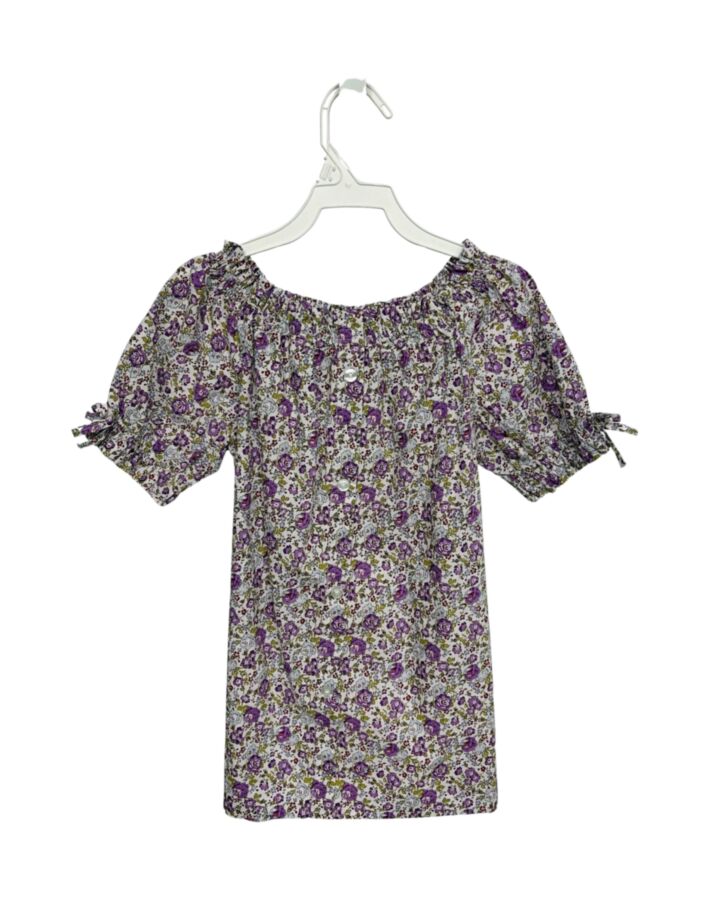 BISBY BY LITTLE ENGLISH  PURPLE  FLORAL  SHIRT-SS