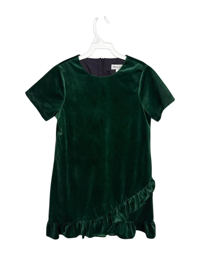 MARIA CASERO  GREEN VELVET   PARTY DRESS