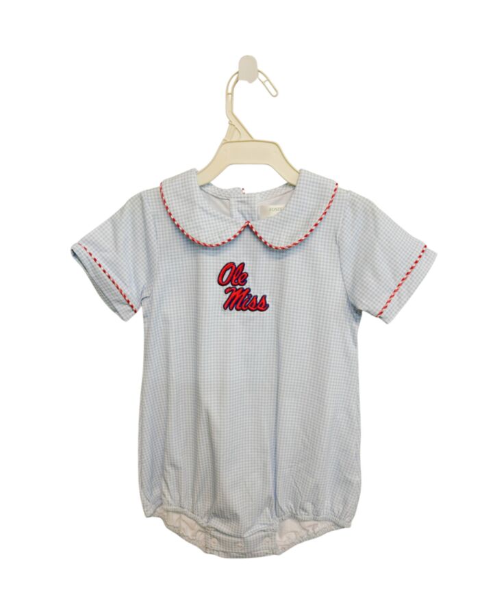 CECIL & LOU  BLUE  GINGHAM  BUBBLE