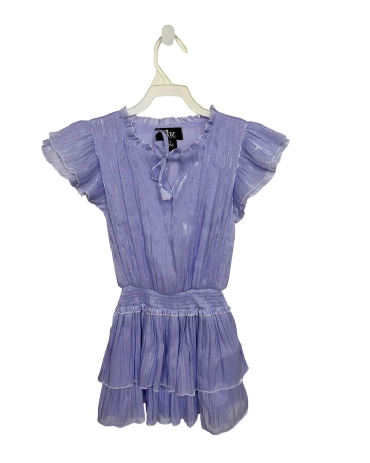 FLOWERS BY ZOE  PURPLE   SEQUINED DRESS