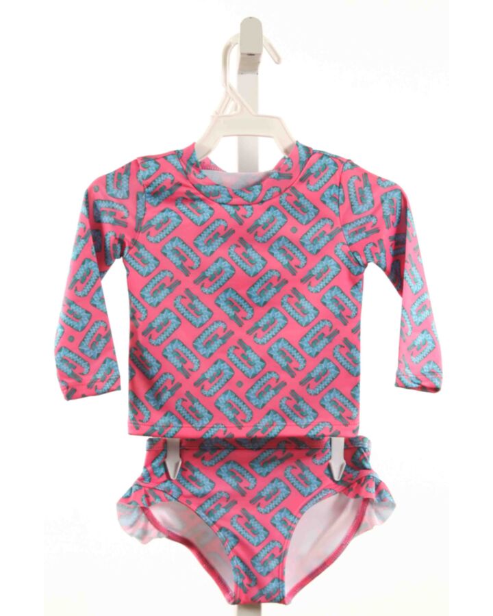 BLUE QUAIL  HOT PINK  2-PIECE SWIMSUIT
